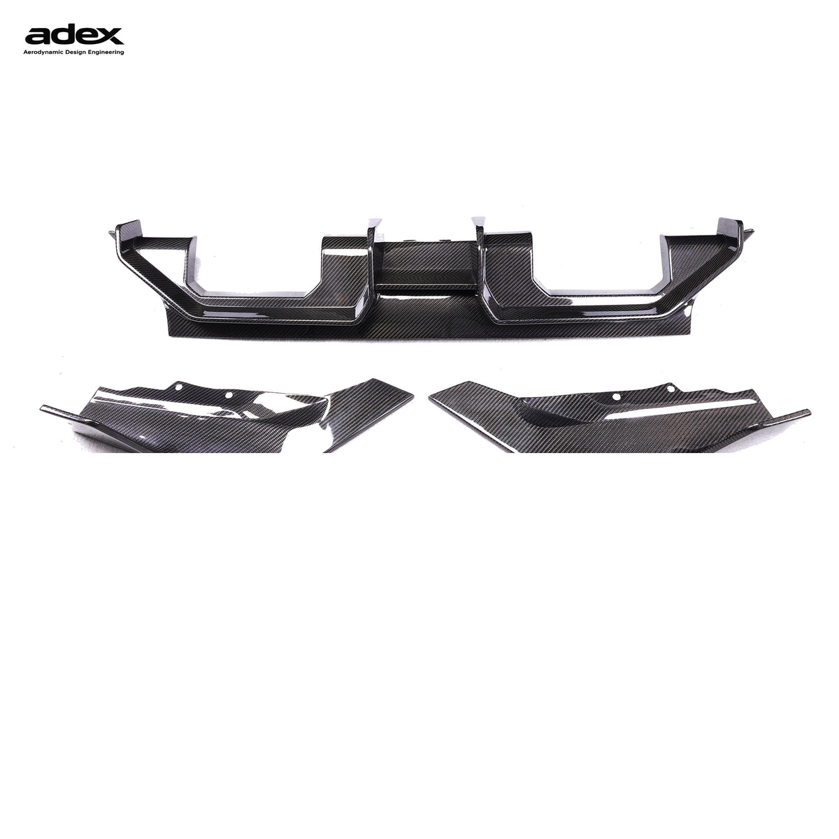 Adex G87 M2 AD Style Dry Carbon Fiber Rear Diffuser