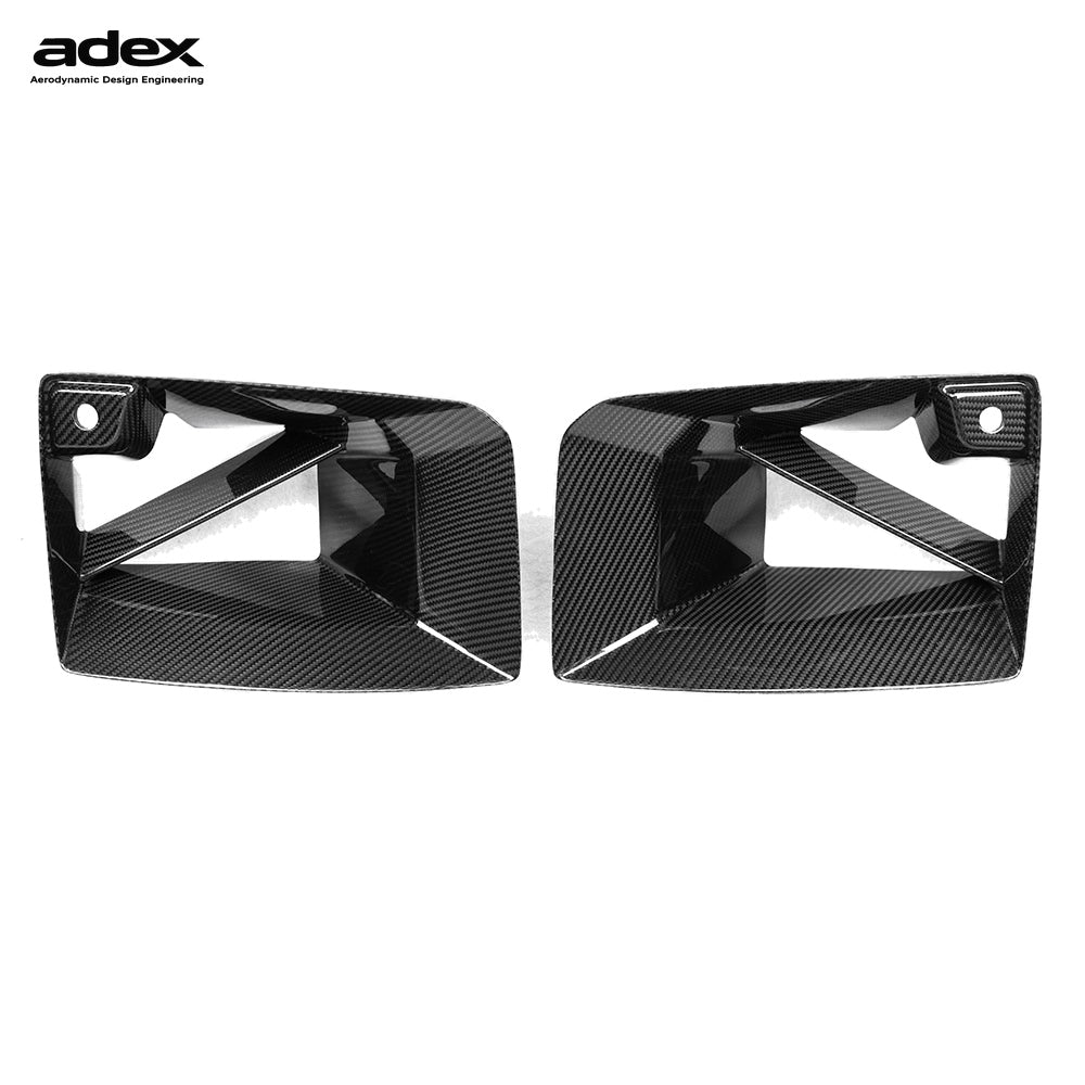 Adex G87 M2 MP Style Dry Carbon Fiber Front Bumper Air Vents