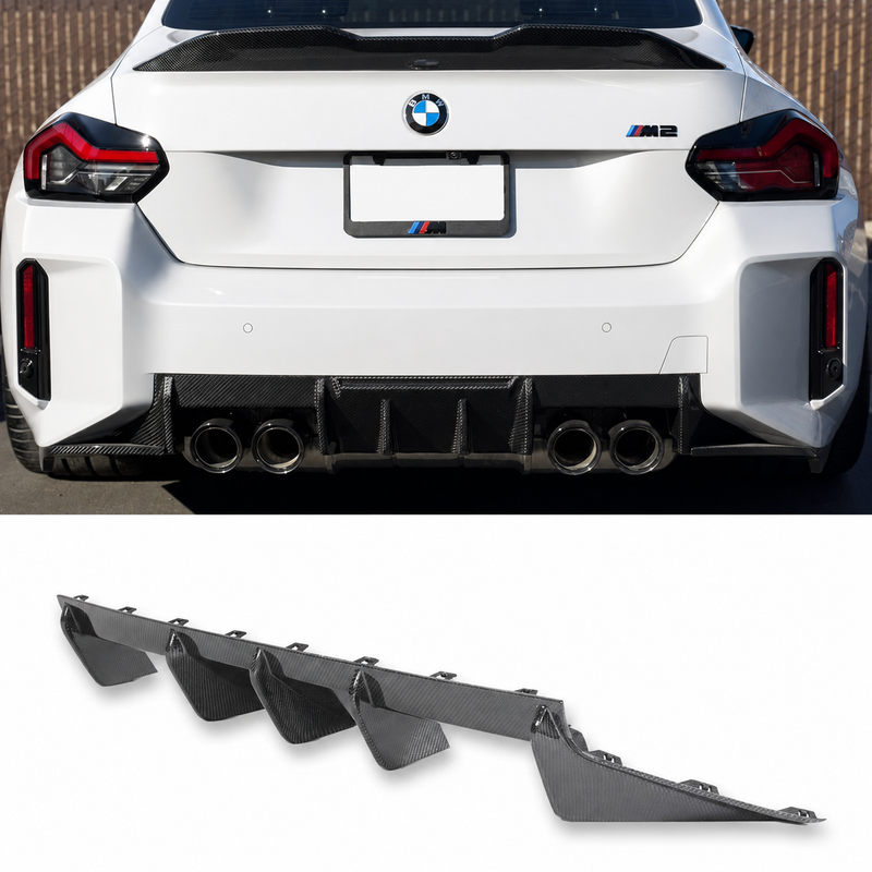 Adex G87 M2 MP Style Dry Carbon Fiber Rear Diffuser