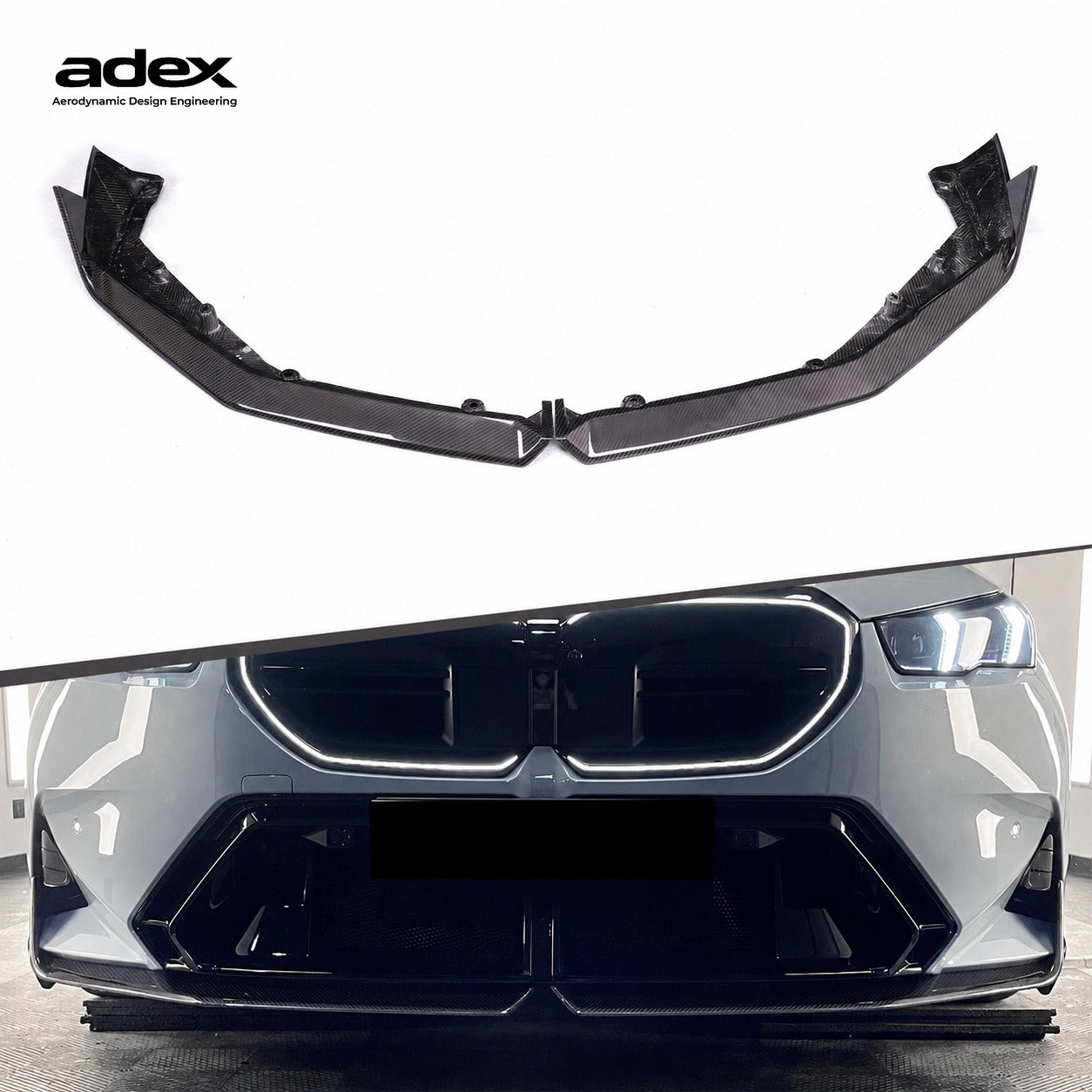 Adex G90 / G99 M5 MP Style 2-Stage Dry Carbon Fiber Front Lip
