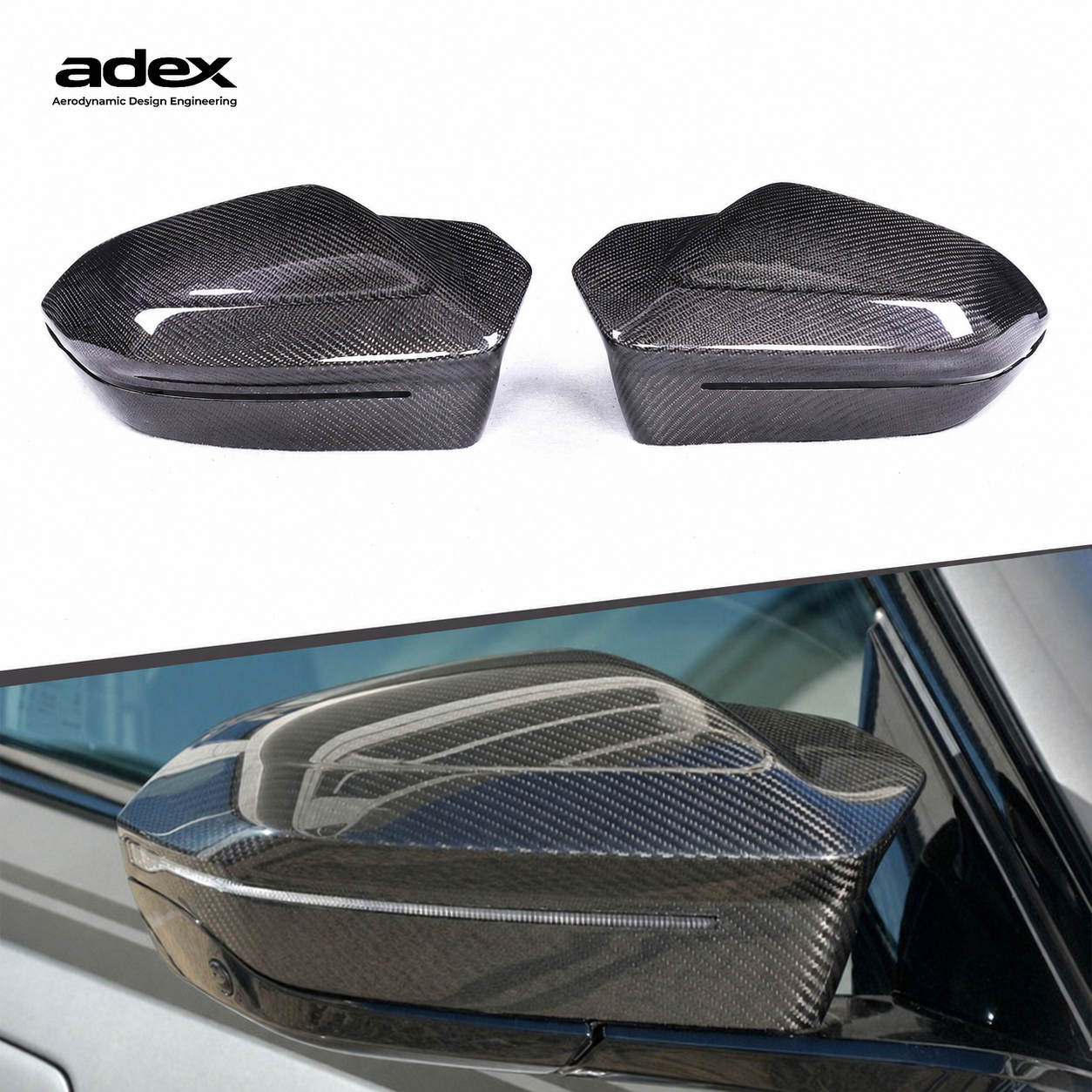 Adex G90 / G99 M5 Carbon Fiber Mirror Covers