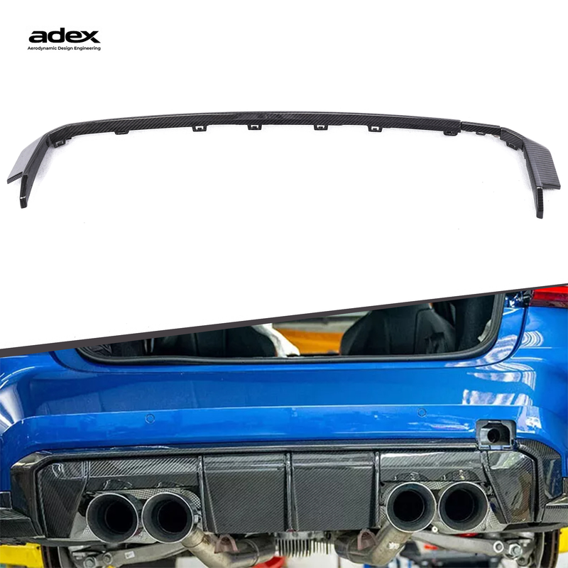 Adex G8X Dry Carbon Rear Diffuser Trim Piece