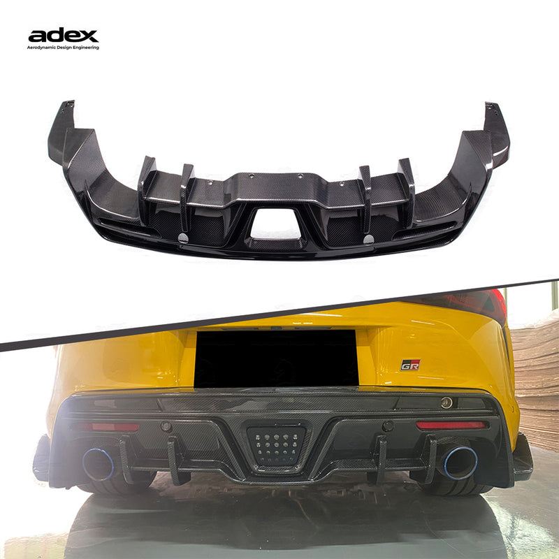 Adex Toyota Supra Tom's Style Carbon Fiber Rear Diffuser