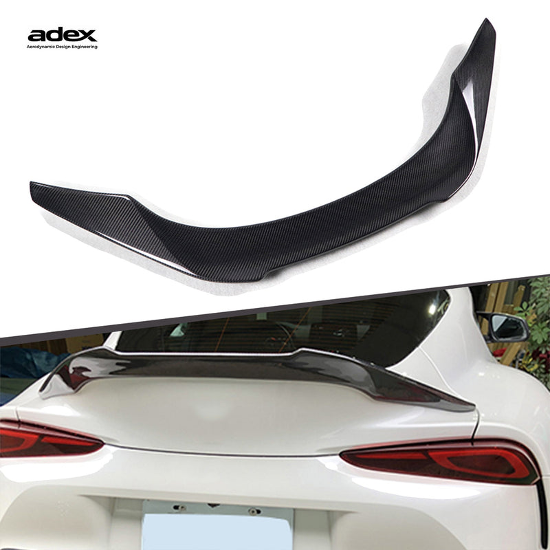 Adex Toyota Supra V Style Carbon Fiber Rear Trunk Spoiler