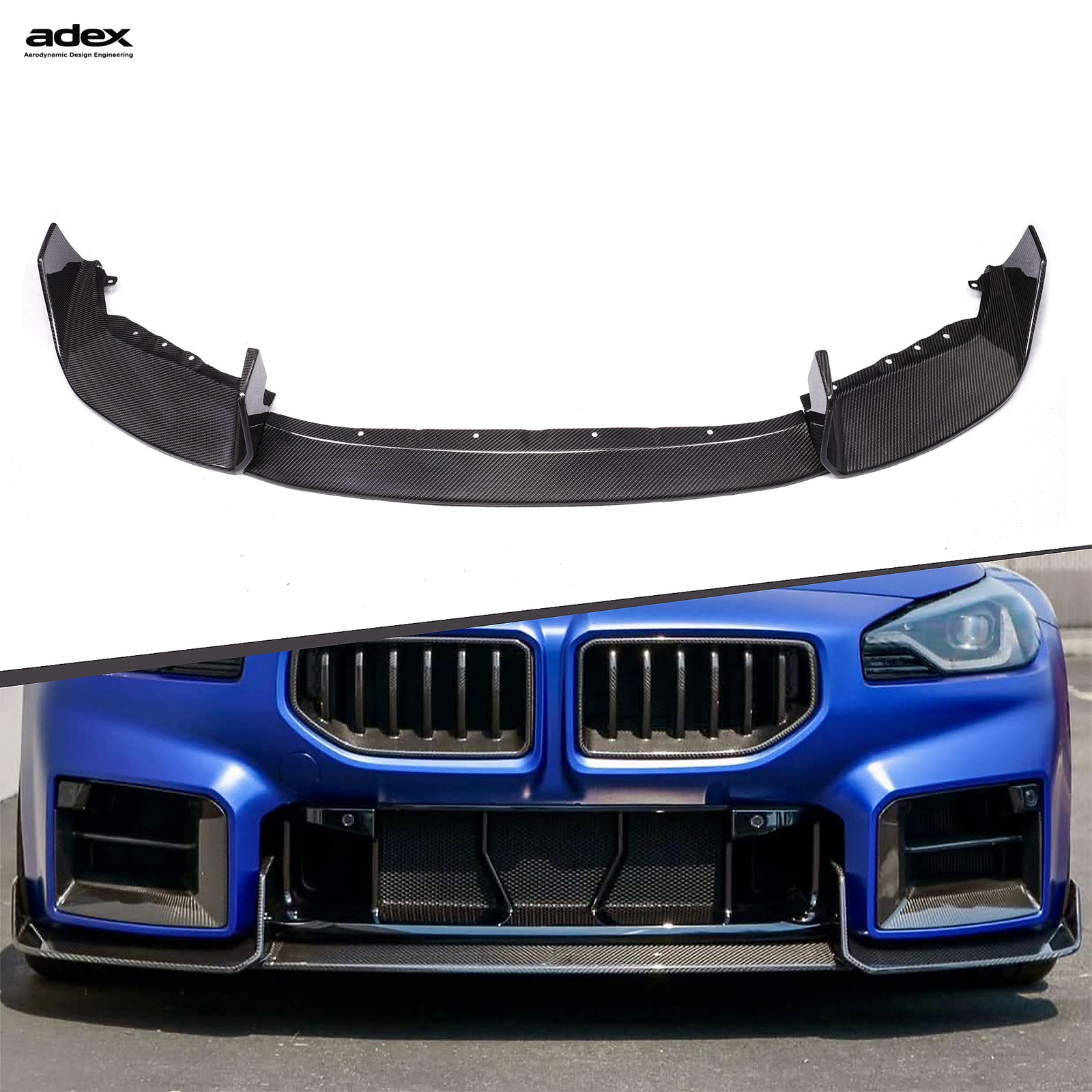 Adex G87 M2 AD Style Dry Carbon Fiber Front Lip